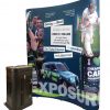 3x2 Evolution Quick pop up stands with wheeled case
