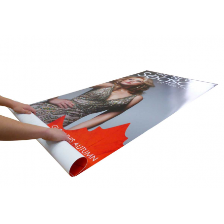 Rollable exhibition graphics